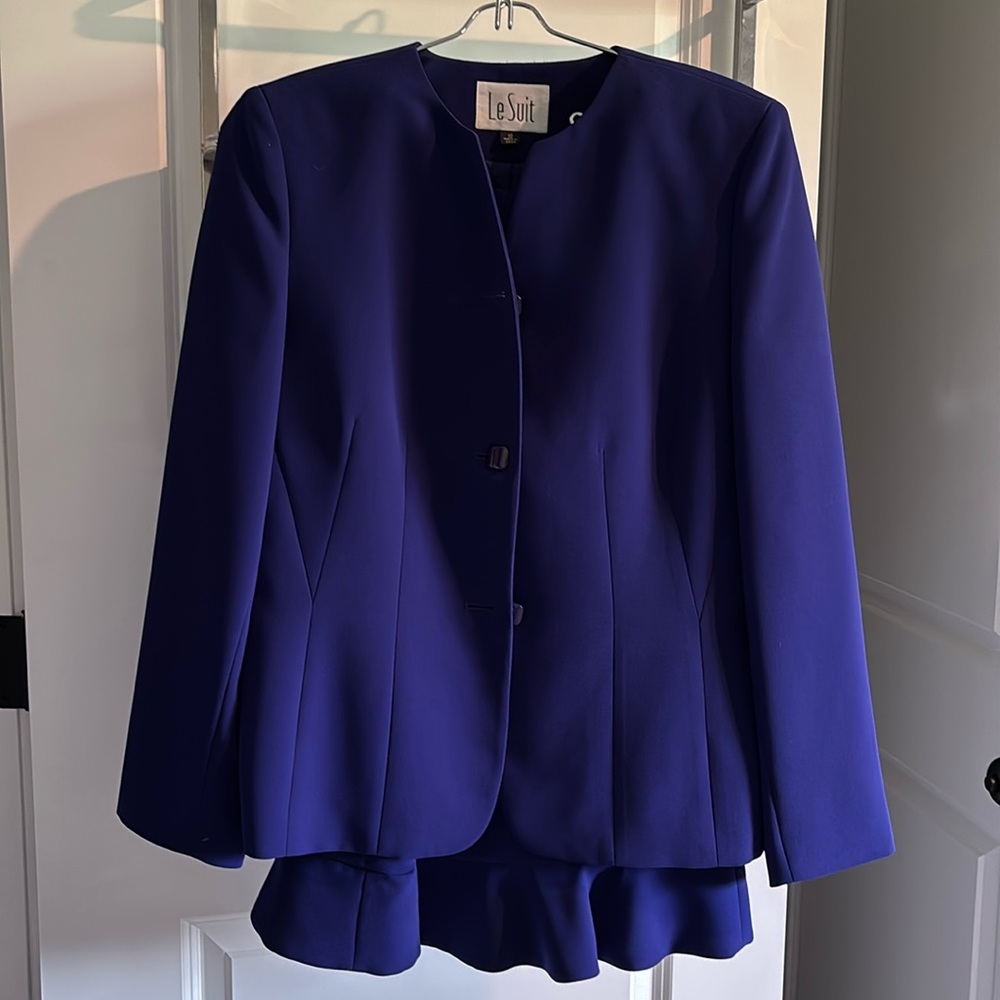 Women two piece suit. Skirt and jacket